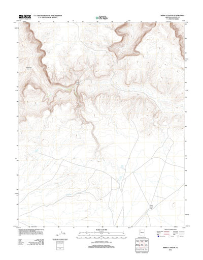 Hindu Canyon, AZ (2011, 24000-Scale) Preview 1