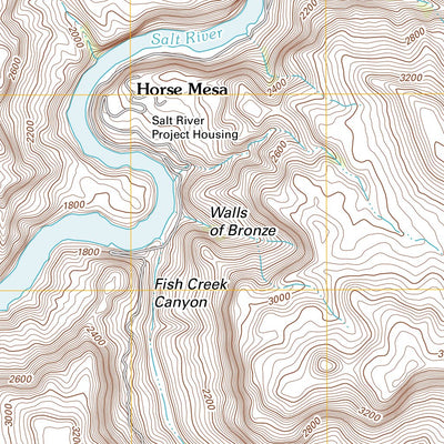 Horse Mesa Dam, AZ (2011, 24000-Scale) Preview 3
