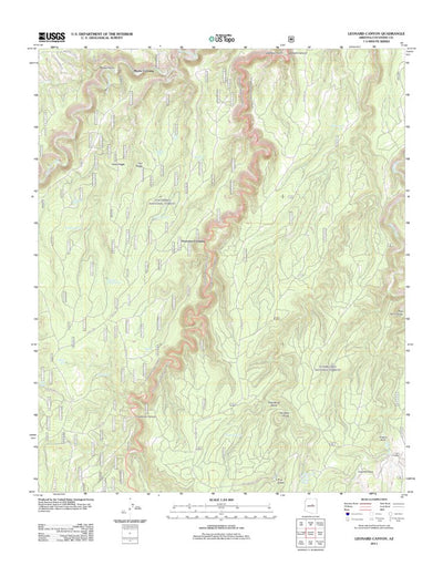 Leonard Canyon, AZ (2011, 24000-Scale) Preview 1