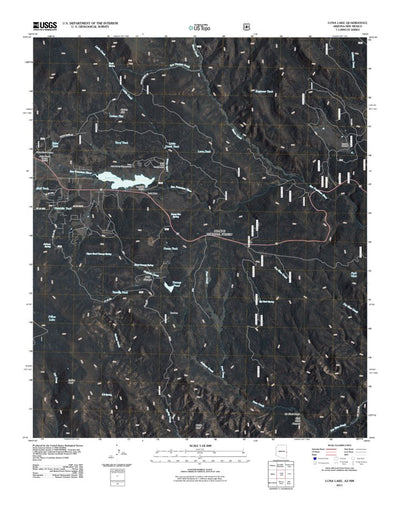 Luna Lake, AZ-NM (2011, 24000-Scale) Preview 1