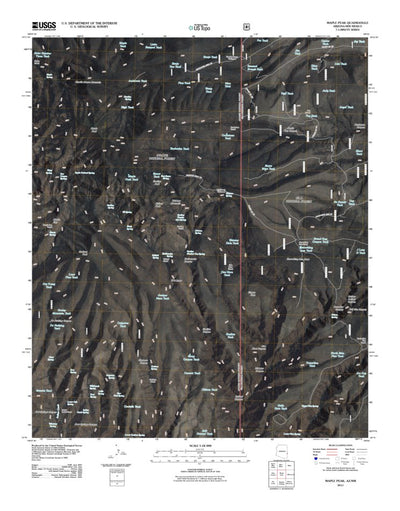 Maple Peak, AZ-NM (2011, 24000-Scale) Preview 1