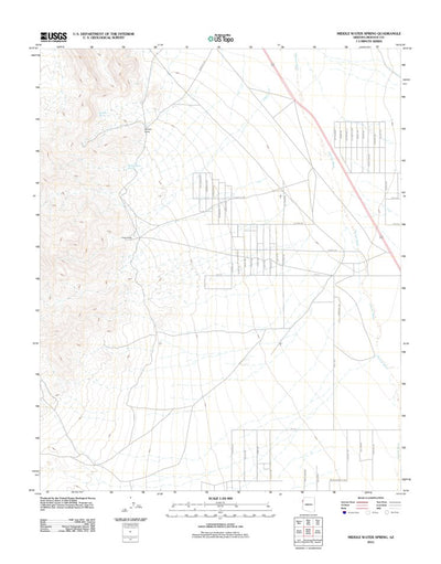 Middle Water Spring, AZ (2011, 24000-Scale) Preview 1