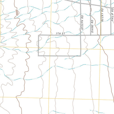 Middle Water Spring, AZ (2011, 24000-Scale) Preview 2