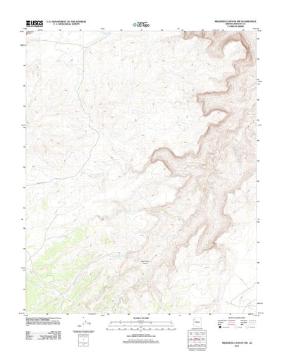Milkweed Canyon NW, AZ (2011, 24000-Scale) Preview 1
