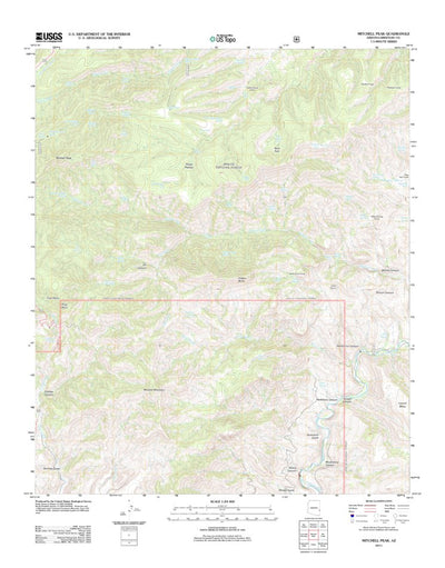 Mitchell Peak, AZ (2011, 24000-Scale) Preview 1