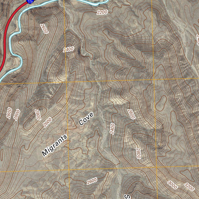 Mountain Sheep Spring, AZ-UT (2007, 24000-Scale) Preview 2