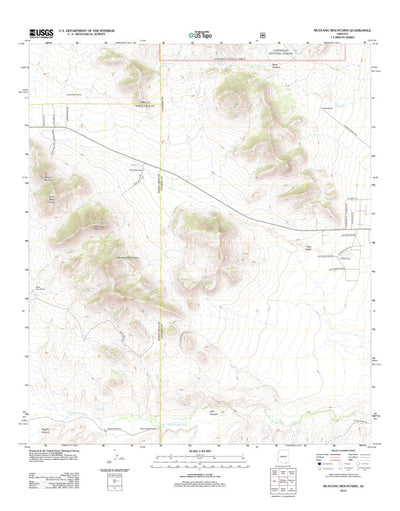 Mustang Mountains, AZ (2012, 24000-Scale) Preview 1