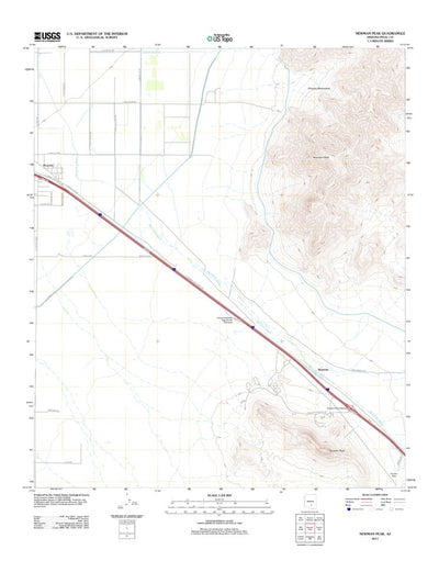 Newman Peak, AZ (2011, 24000-Scale) Preview 1