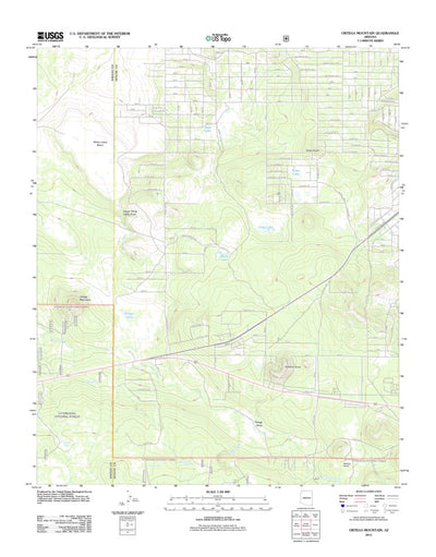 Ortega Mountain, AZ (2011, 24000-Scale) Preview 1