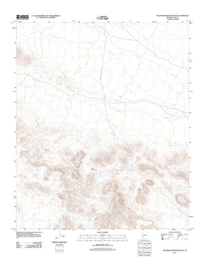 Palomas Mountains NW, AZ (2011, 24000-Scale) Preview 1