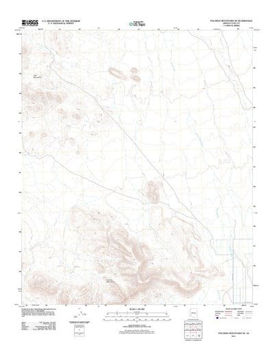 Palomas Mountains SE, AZ (2011, 24000-Scale) Preview 1