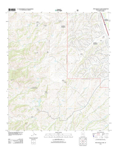 Pena Blanca Lake, AZ (2012, 24000-Scale) Preview 1