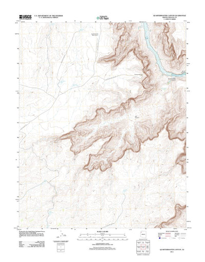 Quartermaster Canyon, AZ (2011, 24000-Scale) Preview 1
