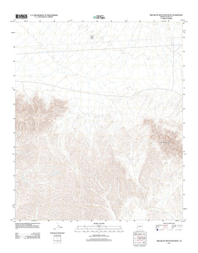 Red Bluff Mountain West, AZ (2011, 24000-Scale) Preview 1
