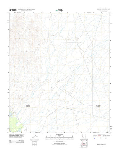 Red Hill SW, AZ-CA (2011, 24000-Scale) Preview 1