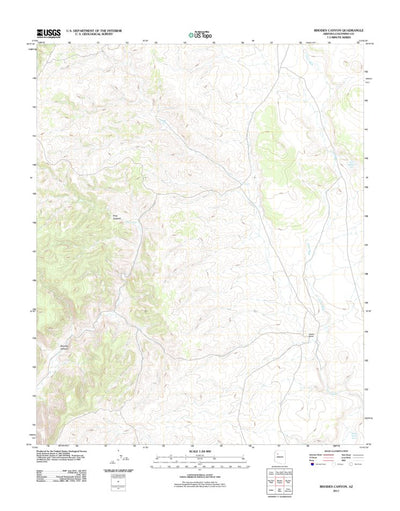 Rhodes Canyon, AZ (2011, 24000-Scale) Preview 1