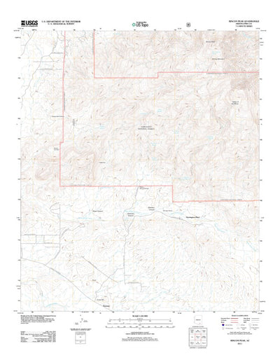 Rincon Peak, AZ (2011, 24000-Scale) Preview 1