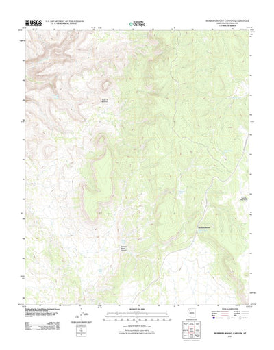 Robbers Roost Canyon, AZ (2011, 24000-Scale) Preview 1