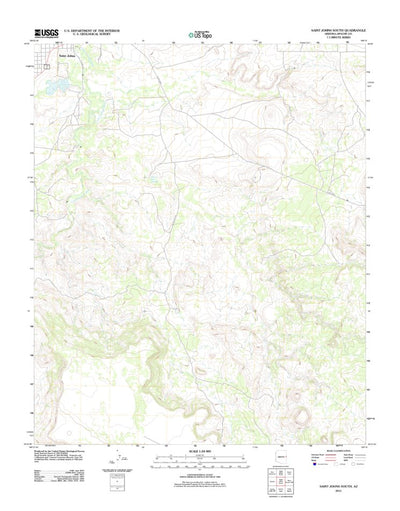Saint Johns South, AZ (2011, 24000-Scale) Preview 1