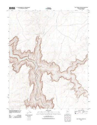 Salt Trail Canyon, AZ (2011, 24000-Scale) Preview 1