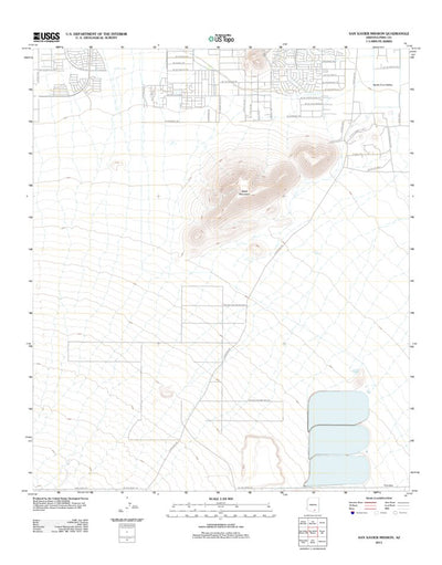 San Xavier Mission, AZ (2011, 24000-Scale) Preview 1