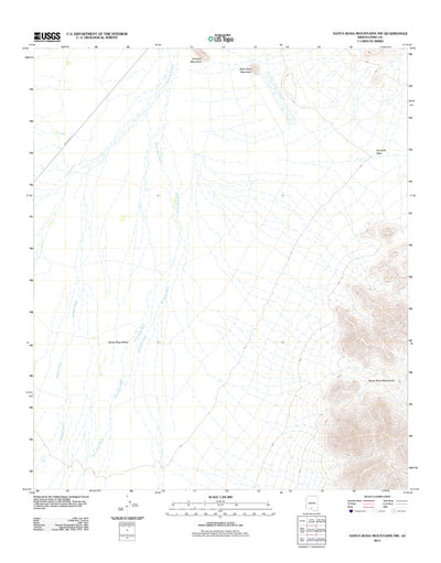 Santa Rosa Mountains NW, AZ (2011, 24000-Scale) Preview 1