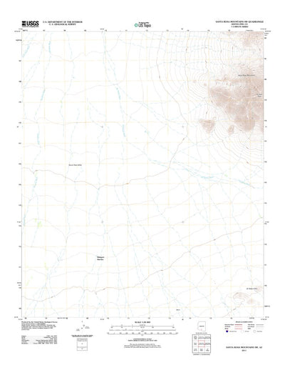 Santa Rosa Mountains SW, AZ (2011, 24000-Scale) Preview 1
