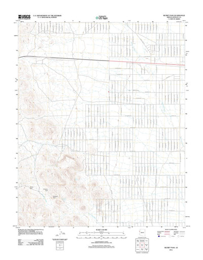 Secret Pass, AZ (2011, 24000-Scale) Preview 1