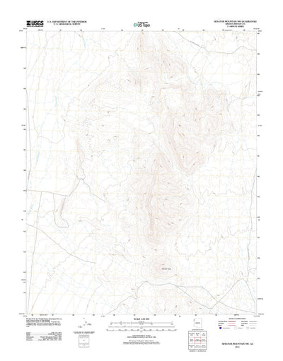 Senator Mountain NW, AZ (2011, 24000-Scale) Preview 1