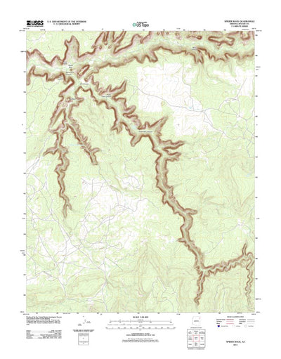 Spider Rock, AZ (2011, 24000-Scale) Preview 1