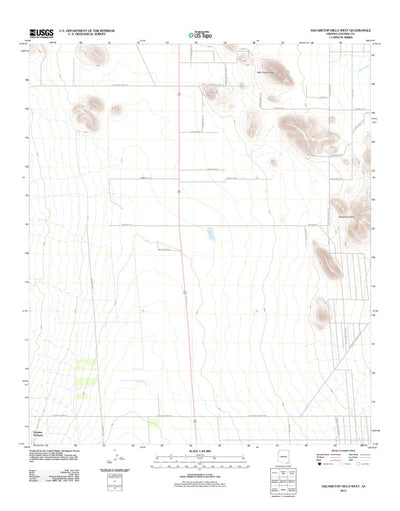 Squaretop Hills West, AZ (2011, 24000-Scale) Preview 1