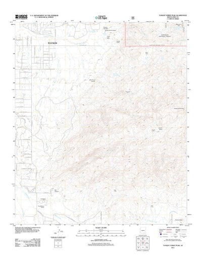 Tanque Verde Peak, AZ (2011, 24000-Scale) Preview 1