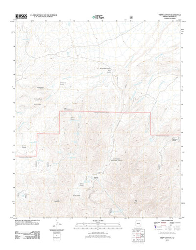 Tripp Canyon, AZ (2011, 24000-Scale) Preview 1