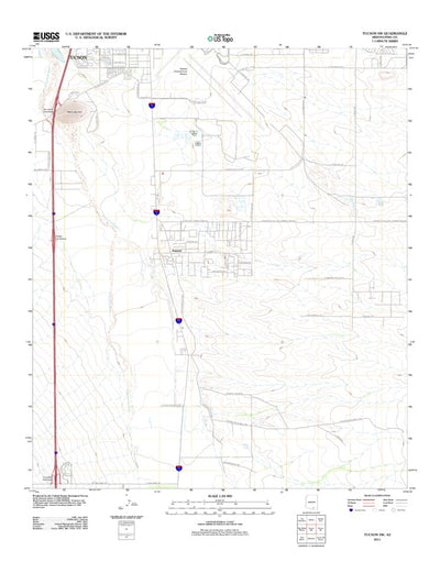 Tucson SW, AZ (2011, 24000-Scale) Preview 1