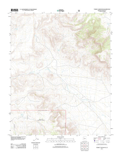 Turkey Canyon NE, AZ (2012, 24000-Scale) Preview 1