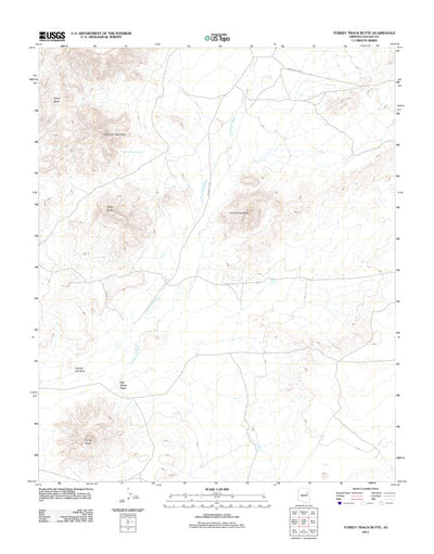 Turkey Track Butte, AZ (2011, 24000-Scale) Preview 1