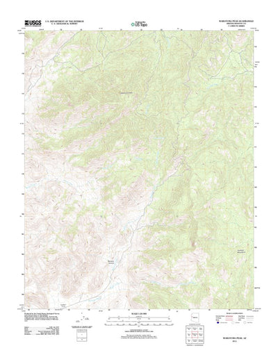 Wabayuma Peak, AZ (2011, 24000-Scale) Preview 1