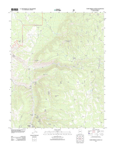 Warm Springs Canyon, AZ (2012, 24000-Scale) Preview 1