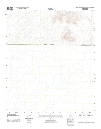 West Of Guadalupe Canyon, AZ (2011, 24000-Scale) Preview 1