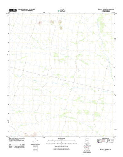West Of Pisinimo, AZ (2011, 24000-Scale) Preview 1