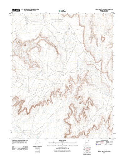 White Area Canyon, AZ (2011, 24000-Scale) Preview 1