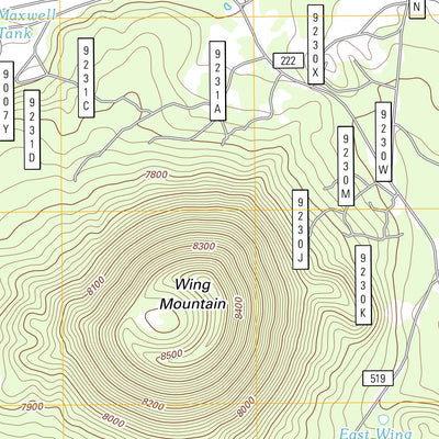 Wing Mountain, AZ (2012, 24000-Scale) Preview 3