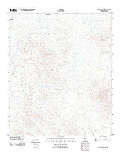 Woolsey Peak, AZ (2011, 24000-Scale) Preview 1