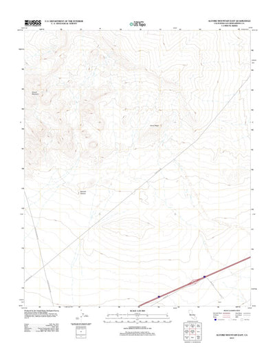 Alvord Mountain East, CA (2012, 24000-Scale) Preview 1