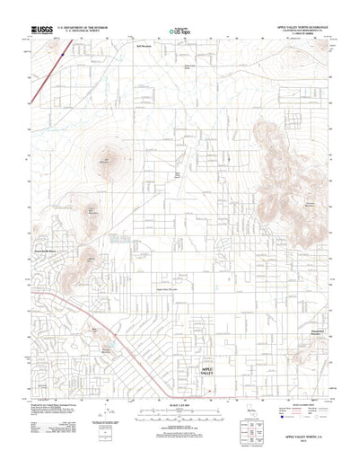 Apple Valley North, CA (2012, 24000-Scale) Preview 1