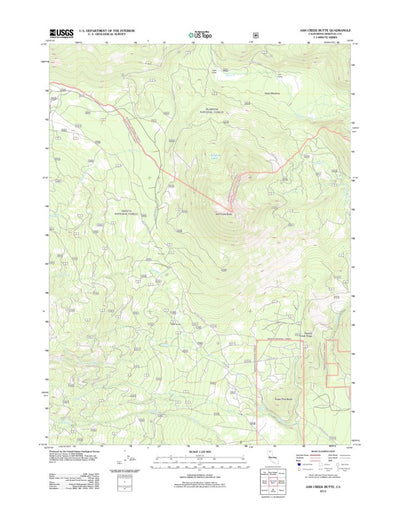 Ash Creek Butte, CA (2012, 24000-Scale) Preview 1