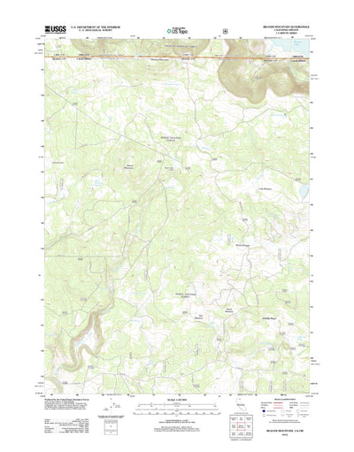 Beaver Mountain, CA-OR (2012, 24000-Scale) Preview 1