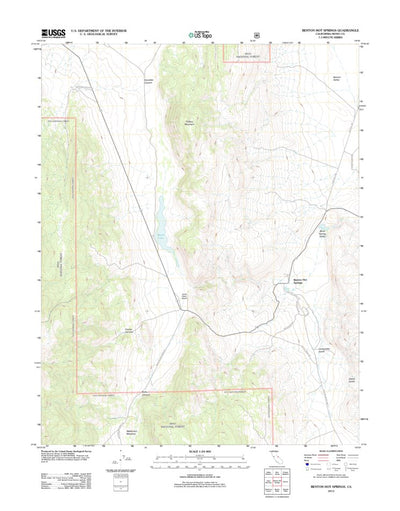 Benton Hot Springs, CA (2012, 24000-Scale) Preview 1