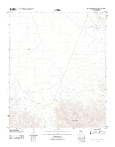 Big Maria Mountains NW, CA (2012, 24000-Scale) Preview 1
