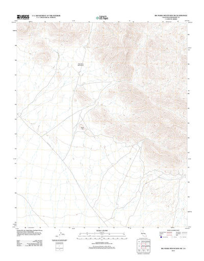 Big Maria Mountains SW, CA (2012, 24000-Scale) Preview 1